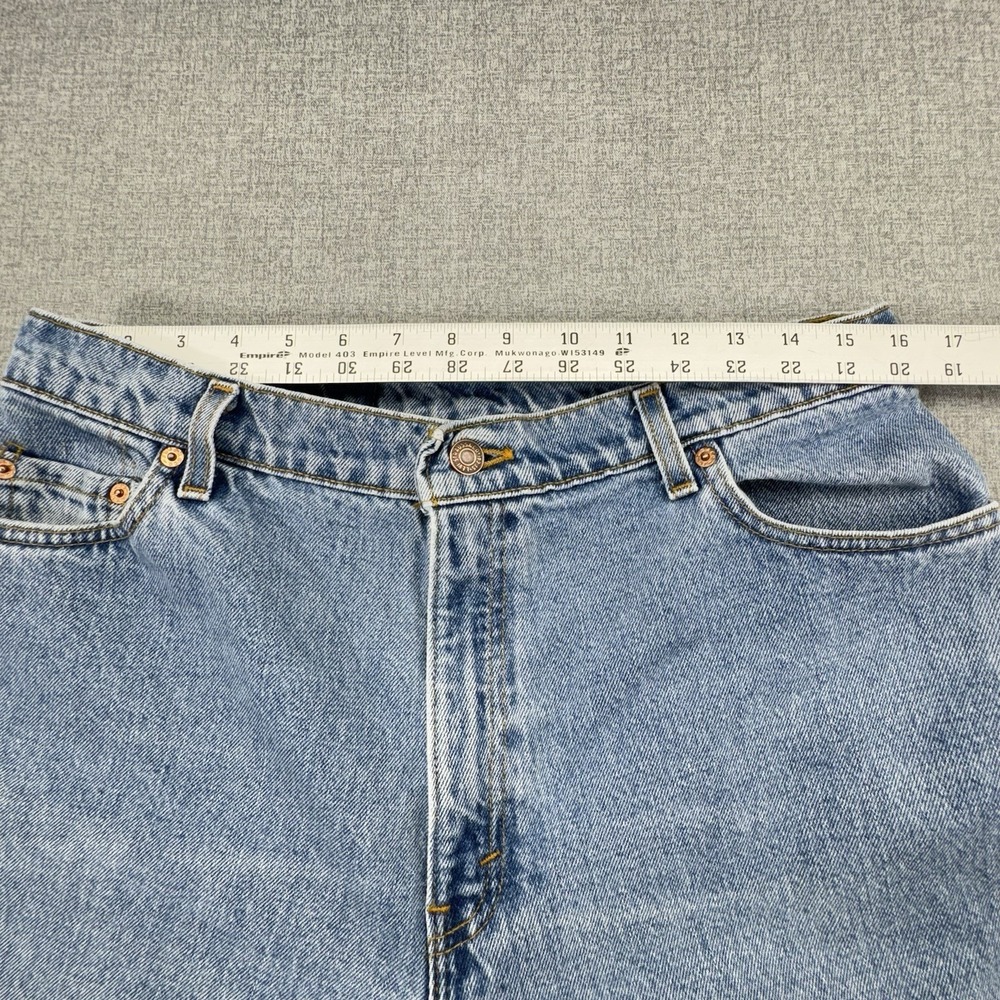 Vintage Levi's 550‎ Jeans Womens 16 Reg Blue Denim Relaxed Fit Tapered Leg USA M - Picture 8 of 12
